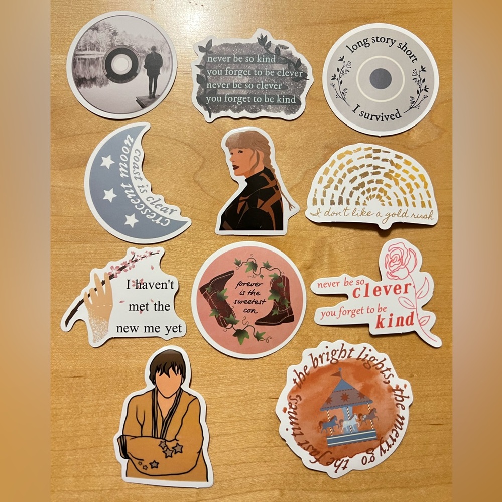 Taylor Swift Evermore Era Sticker Set #2 (11)